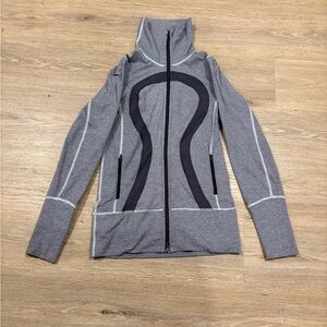 lululemon grey zip up